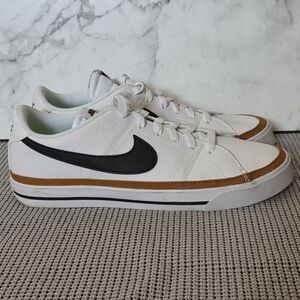 Nike Court Legacy White Sneakers Shoes Womens 10